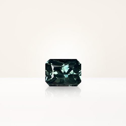 1.00 ct Radiant Teal Sapphire - Nolan and Vada