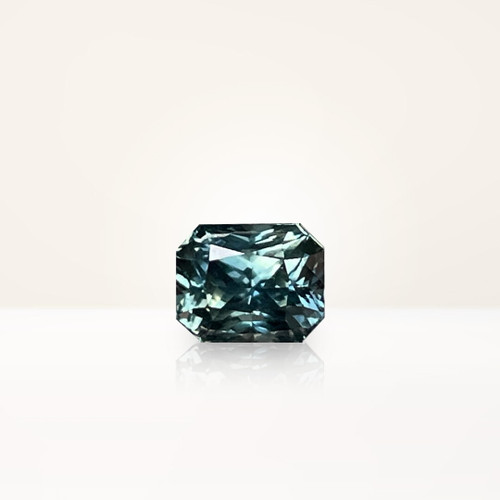 1.41 ct Radiant Teal Sapphire - Nolan and Vada