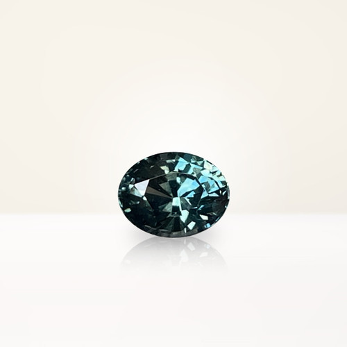 1.22 ct Oval Teal Sapphire - Nolan and Vada