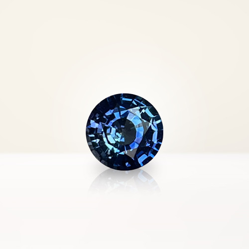 1.28 ct Round Blue Sapphire - Nolan and Vada
