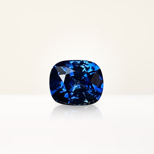 1.75 ct Cushion Blue Sapphire - Nolan and Vada