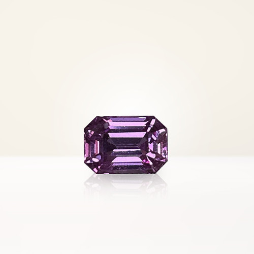 1.21 ct Emerald Cut Pink Sapphire - Nolan and Vada