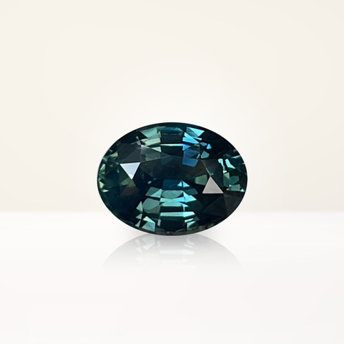 2.56 ct Oval Teal Sapphire - Nolan and Vada