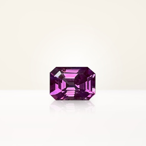 1.18 ct Emerald Cut Pink Sapphire - Nolan and Vada