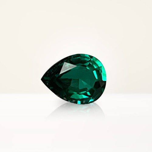 1.46 ct Pear Green Lab Emerald - Nolan and Vada