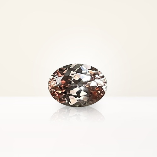 1.59 ct Oval Peach Lab Sapphire - Nolan and Vada