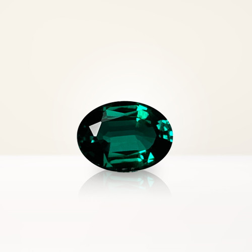 1.16 ct Oval Green Lab Emerald - Nolan and Vada