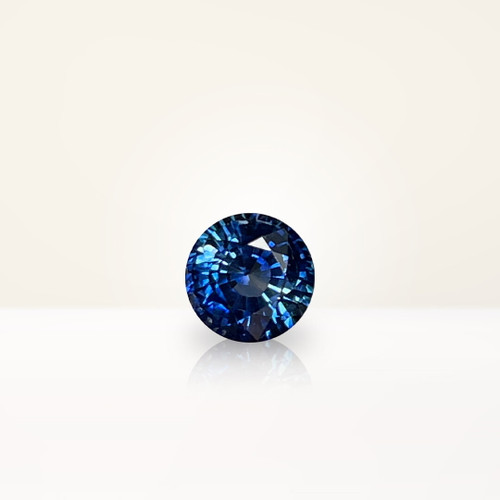 0.90 ct Round Blue Sapphire - Nolan and Vada