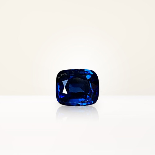 0.88 ct Cushion Blue Sapphire - Nolan and Vada