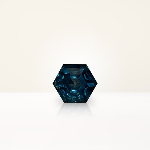 1.00 ct Hexagonal Montana Teal Sapphire - Nolan and Vada