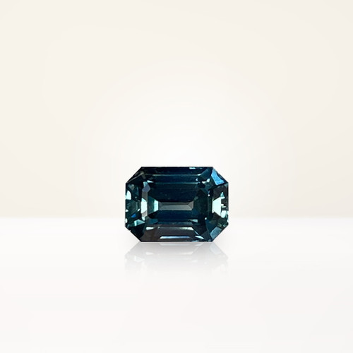 1.15 ct Emerald Cut Montana Teal Sapphire - Nolan and Vada