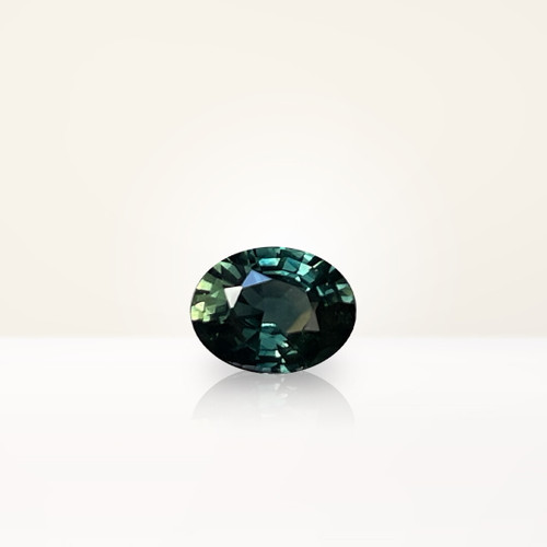 0.79 ct Oval Australian Parti Teal Sapphire - Nolan and Vada