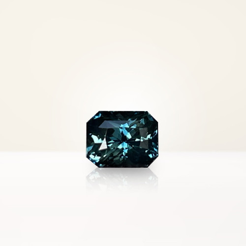 1.26 ct Radiant Teal Sapphire - Nolan and Vada