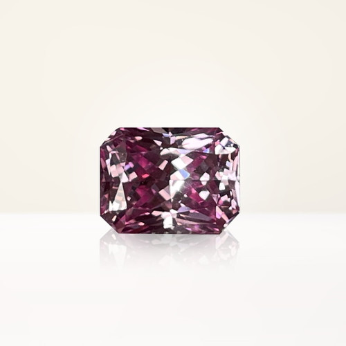 2.60 ct Radiant Peach Lab Sapphire - Nolan and Vada