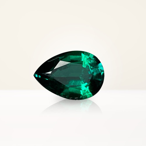 1.77 ct Pear Green Lab Emerald - Nolan and Vada