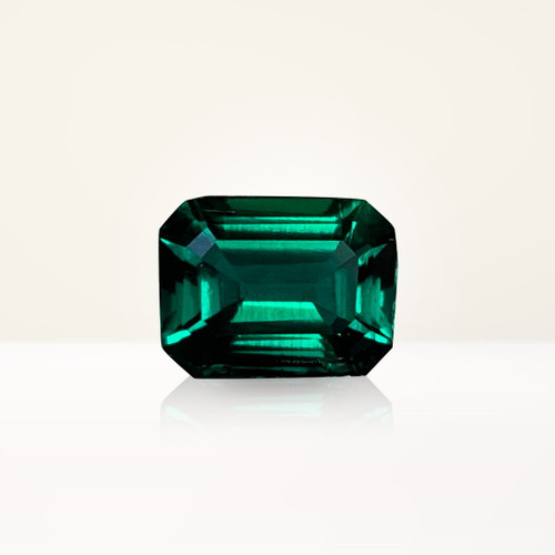 1.97 ct Emerald Cut Green Lab Emerald - Nolan and Vada