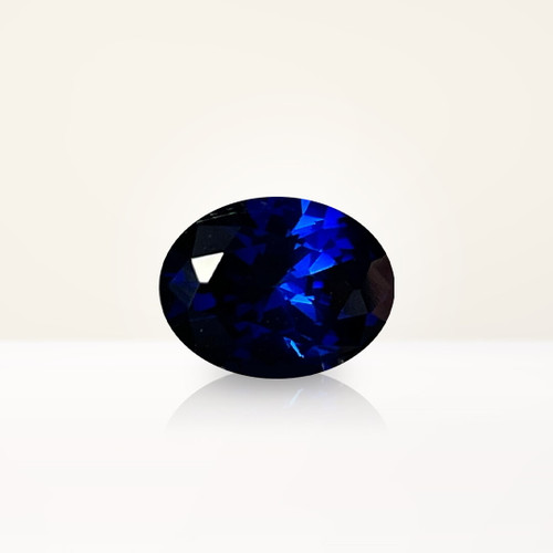 2.23 ct Oval Blue Lab Sapphire - Nolan and Vada