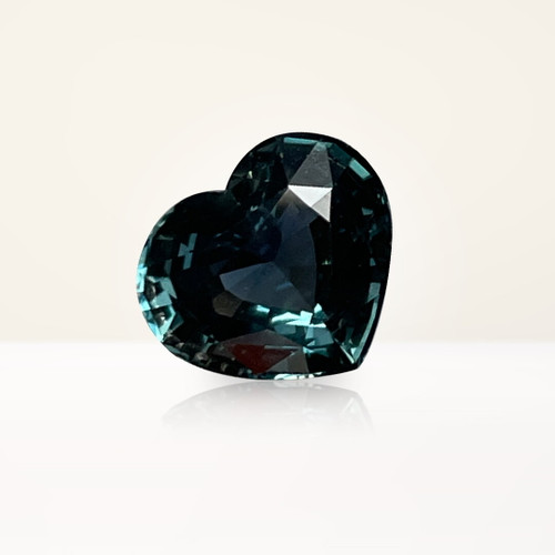 2.99 ct Heart Teal Sapphire - Nolan and Vada