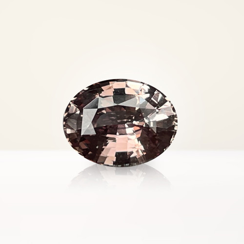 3.14 ct Oval Peach Sapphire - Nolan and Vada