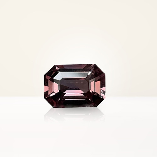 1.64 ct Emerald Cut Peach Sapphire - Nolan and Vada