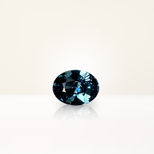 0.88 ct Oval Teal Sapphire - Nolan and Vada