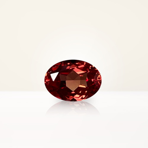 1.79 ct Oval Orange Lab Sapphire - Nolan and Vada