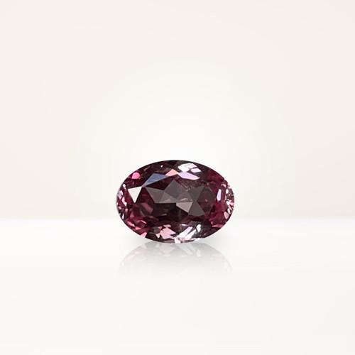 1.09 ct Oval Peach Lab Sapphire - Nolan and Vada