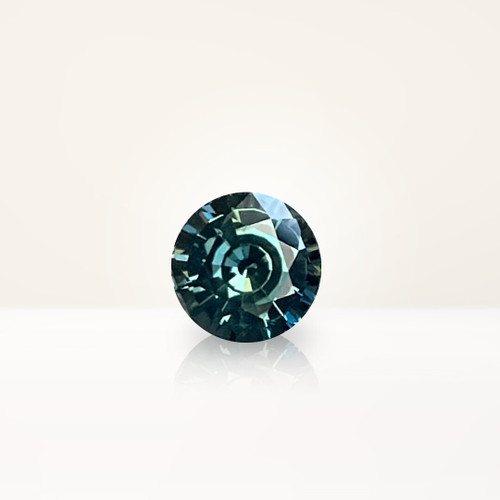1.38 ct Round Teal Sapphire - Nolan and Vada