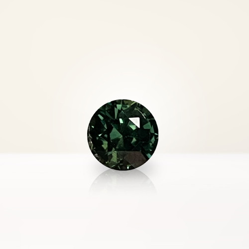 1.51 ct Round Australian Parti Green Sapphire - Nolan and Vada