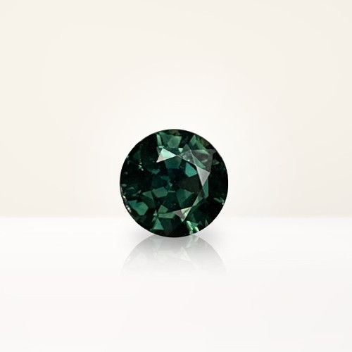 1.57 ct Round Australian Parti Green Sapphire - Nolan and Vada