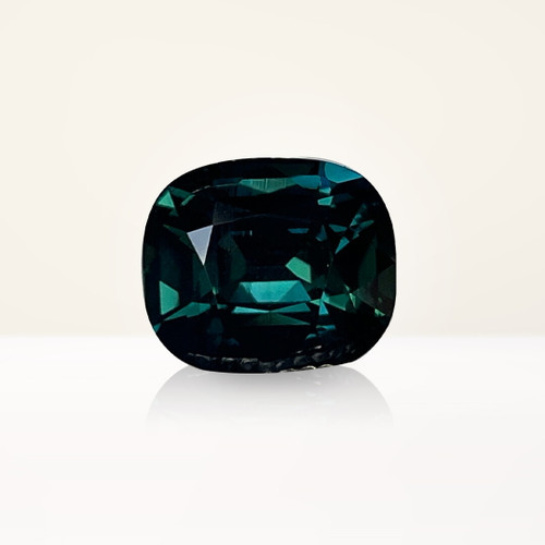 4.05 ct Cushion Teal Sapphire - Nolan and Vada