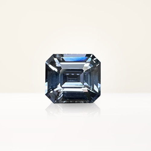 2.31 ct Emerald Cut Blue Sapphire - Nolan and Vada