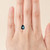 Iris - 1.51 Pear Teal Sapphire Engagement Ring : Nolan and Vada