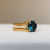 2.26 Cts Oval Teal Sapphire Engagement Ring Set - Nolan and Vada