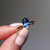 Celine - 1.12 Oval Blue Sapphire Engagement Ring - [S826-CELINE-NVST1545]