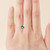 1.12 ct Round Teal Sapphire - Nolan and Vada