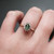 S832-ALEXANDRAS-RG-TEAL-OVAL - Ring on Hand