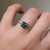 S807-SERENITY-WG-NVST909 - Ring on Hand