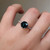 S807-SERENITY-WG-NVST1483 - Ring on Hand
