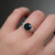 S819-FLORA-WG-NVST1483 - Ring on Hand