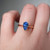 S826-CELINE-RG-NVST161 - Ring on Hand