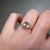 S817-CLARA-RG-NVST3366 - Ring on Hand