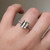 S807-SERENITY-WG-NVST3365 - Ring on Hand