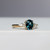 Clara - 1.06ct Oval Teal Sapphire 18K Yellow Gold - NVST3076