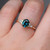 Clara - 1.06ct Oval Teal Sapphire 18K Yellow Gold - NVST3076