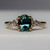 Clara - 1.18ct Oval Teal Sapphire Engagement Ring - [S817-CLARAR-NVST3256]