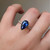 S807-SERENITY-YG-NVST3465 - Ring on Hand