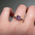 S814-TRINITY-WG-NVST3478 - Ring on Hand