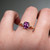S814-TRINITY-RG-NVST3476 - Ring on Hand
