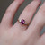 S815-LYDIA-YG-NVST3476 - Ring on Hand